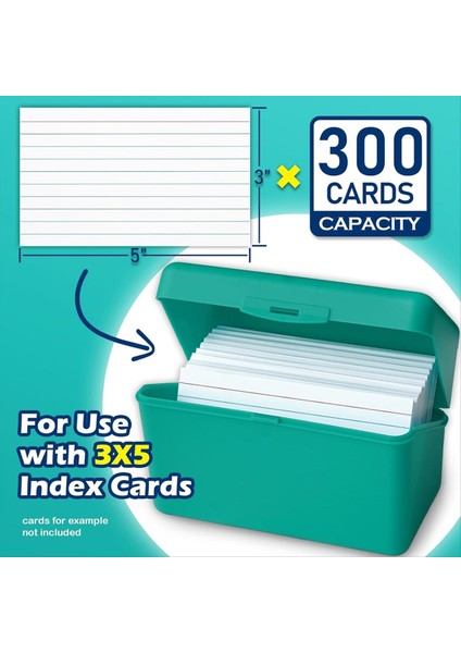 Dizin Kartı Tutucu Kutusu 3X5IN Flash Note Kartı Sahibi Kutusu Organizatör Kılıfı 3x5 Dizin Kartı Depolama Dosya Kutusu 4 Renk Paket (Yurt Dışından) indirimleri