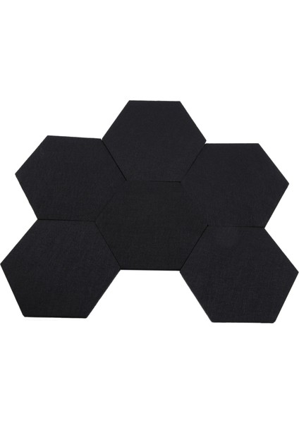 6 Paket Keçe Notu Dekoratif Bildirim Tahtası Altıgen Bülten Tahtası Keçe Tahtası Karoları Fotoğraflar Için Pin Tahta Duvar Dekoru Notlar (20 x 17 Cm) (Yurt Dışından)