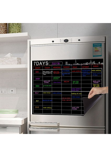 2x Manyetik Kuru Silme Takvim Seti 16X12 Inç Beyaz Tahta Haftalık Planlayıcı Organizatör A3 Buzdolabı Mutfak Evi Için Beyaz Tahta (Yurt Dışından) indirimleri