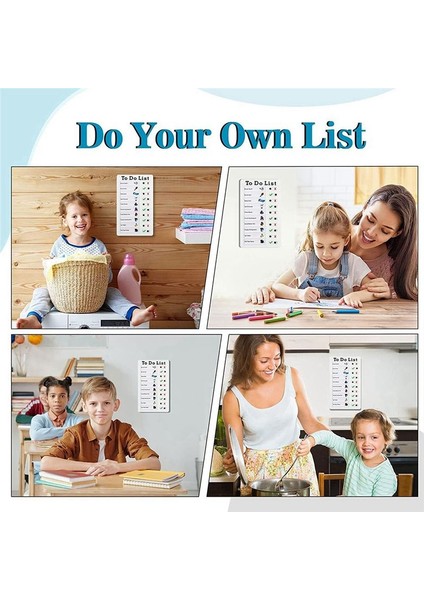 3 Memo Panosu Paket Çıkarılabilir Plastik Şey Grafiği Yapılacaklar Listesi 40 Kağıt ile Sürgülü Panolar (Yurt Dışından) fırsatları