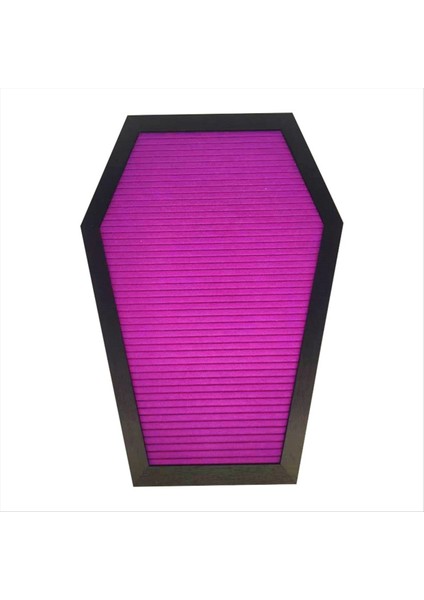 Hayalet ve Mevsimlerle Tabut Mektup Tahtası Ahşap Çerçevede Emojiler Cadılar Bayramı Dekorasyonu Gotik Dekor Ürkütücü Mor (Yurt Dışından)