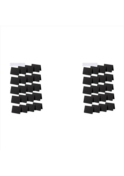 40 Adet Mini Kara Tahta Işaretleri A Şeklindeki Kara Tahta Tabloları Açık Büfe Etiketleri Pvc Silinebilir Tahtalar Beyaz Tebeşir Işaretleyicileri (Yurt Dışından)