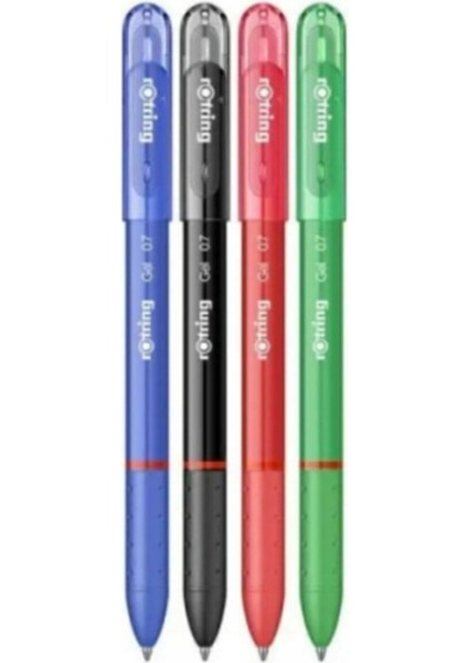 Jel Pilot Kalem 0.7mm Siyah-Mavi-Kırmızı-Yeşil
