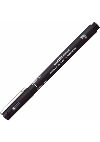 Pin CS3-200 Siyah Cs3 Fine Line Kesik Uç Kalem 3.0