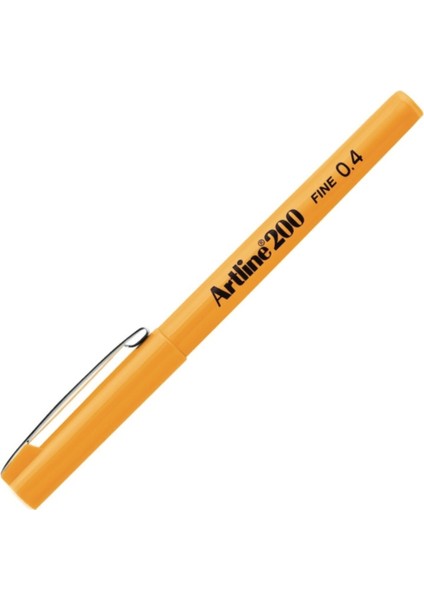 200 Fine 0.4 Fineliner Keçeli Kalem Sarı