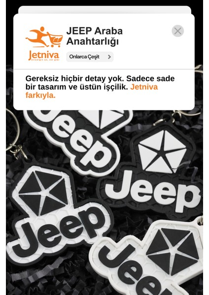 Jeep Araba Anahtarlığı - Model 1 modelleri