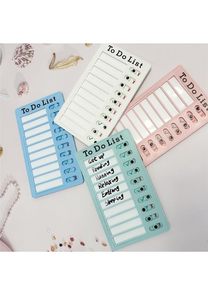 4pcs Yapılacak Liste Kuru Sökme Memo Listesi Listesi Kartı Şarkısı Grafiği Rv Liste Kartı 10 Kuru Sefer Kağıdı (Yurt Dışından) indirimleri