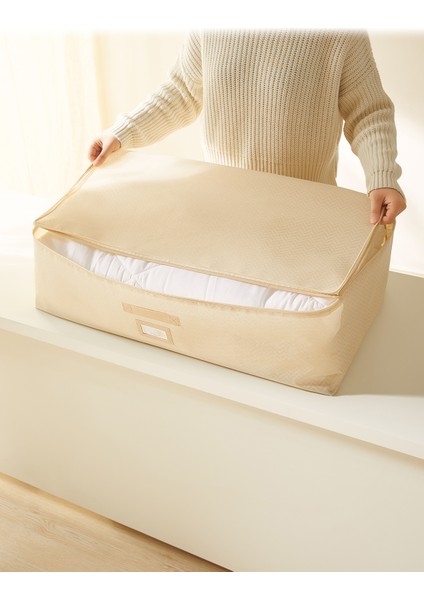 3 Adet Mega Boy Bej Balıksırtı Baza Altı Yastık Yorgan Kazak Hurcu, Hurç 74x46x22 cm modelleri