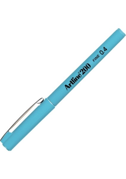 200 Fine 0.4 Fineliner Keçeli Kalem Light Blue