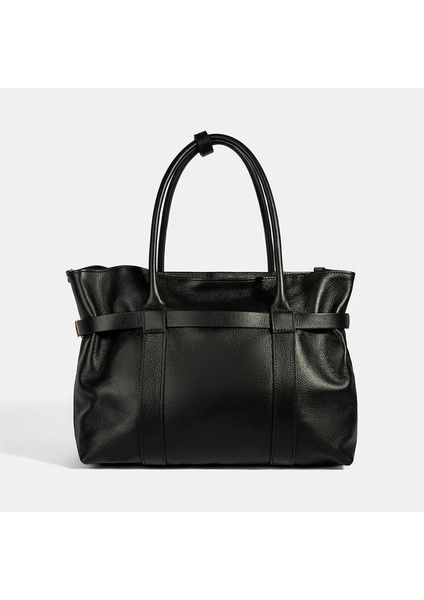 Kadın Siyah Cüzdan Aksesuarlı Deri Omuz Çantası fırsatları