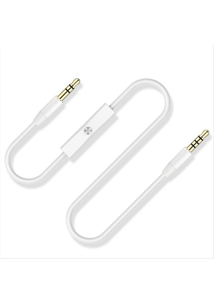 1 2m Jack 3 5mm Ses Kablo Araç Aux Kablo Kulaklık Uzatma Kodu Telefon Mp3 Araba Kulaklık Hoparlör Beyaz (Yurt Dışından)