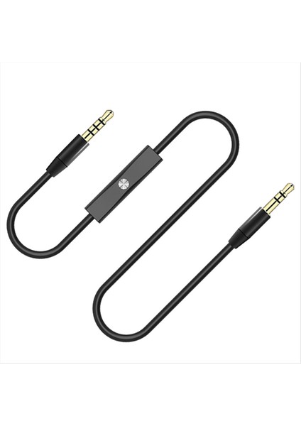 1 2m Jack 3 5mm Sesli Kablo Araç Aux Kablo Kulaklık Uzatma Kodu Telefon Mp3 Araba Kulaklık Hoparlör Siyah (Yurt Dışından)