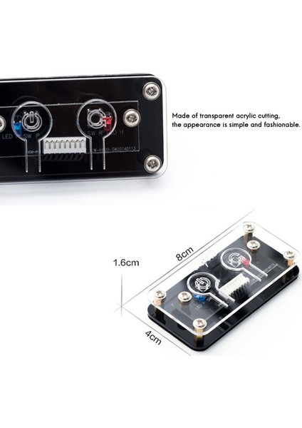 5x Masaüstü Bilgisayar Anahtarı Harici Güç Anahtarı Güç Düğmesi+Yeniden Başlat Düğmesi Pc Kılıfı Güç Kaynağı Düğmesi (Yurt Dışından) fiyatları