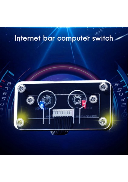 5x Masaüstü Bilgisayar Anahtarı Harici Güç Anahtarı Güç Düğmesi+Yeniden Başlat Düğmesi Pc Kılıfı Güç Kaynağı Düğmesi (Yurt Dışından) modelleri