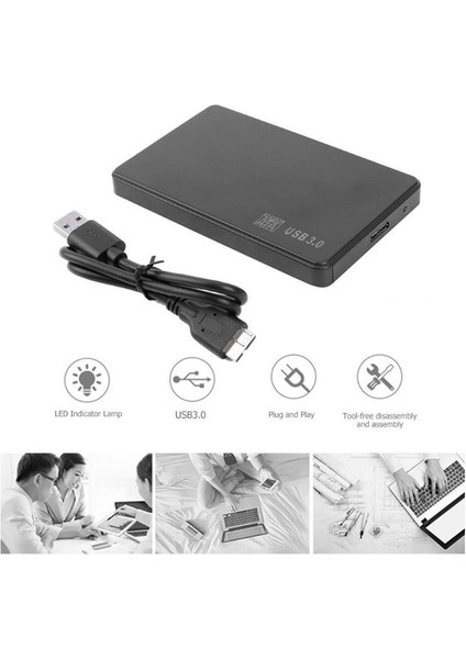 HDD SSD Harici Depolama Için Usb3 0/2 0 Kablo ile 2 5in Sata - USB 3 0 Katı Hal Gülat Mobil Sabit Disk Kaseti (Yurt Dışından) indirimleri
