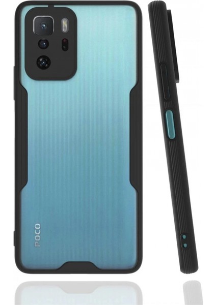 Xiaomi Poco X3 Gt Kılıf Platin Silikon - Siyah