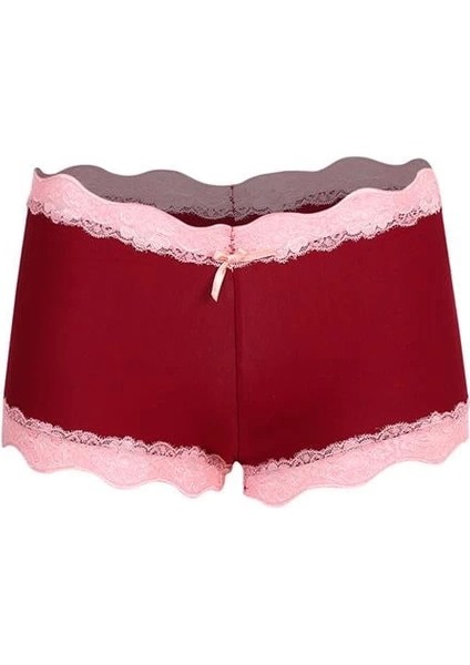 Kadın Pamuklu 2li Boxer Bordo fiyatları