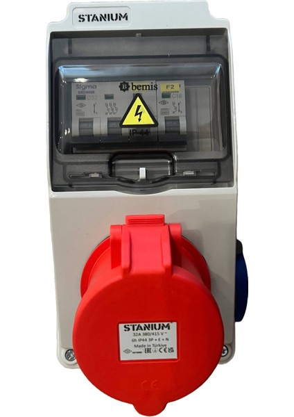 DuoCharge Compact – 22 kW EV Şarj + 3,7 kW Schuko Çıkışlı Kompakt Kombinasyon Kutusu | IP44 | Sigma MCB | Montaja Hazır fiyatları