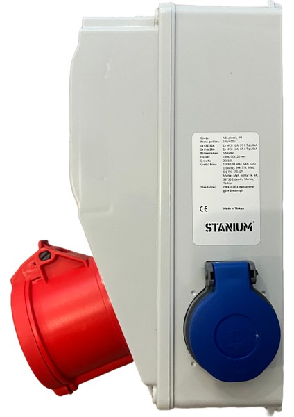 DuoCharge Compact – 22 kW EV Şarj + 3,7 kW Schuko Çıkışlı Kompakt Kombinasyon Kutusu | IP44 | Sigma MCB | Montaja Hazır modelleri