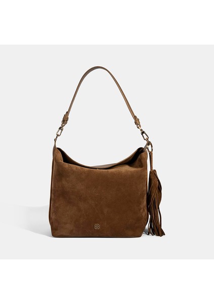 Kadın Vizon Püskül Aksesuarlı Omuz Çantası fiyatları