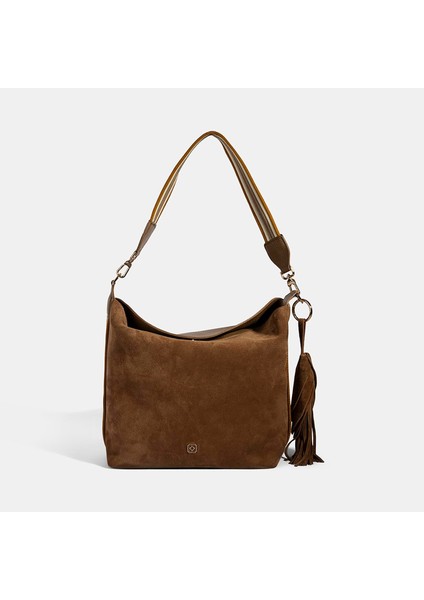 Kadın Vizon Püskül Aksesuarlı Omuz Çantası modelleri