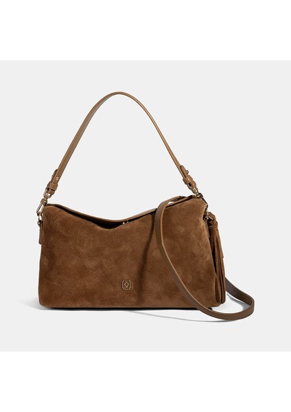 Kadın Vizon Omuz Askılı El Çantası