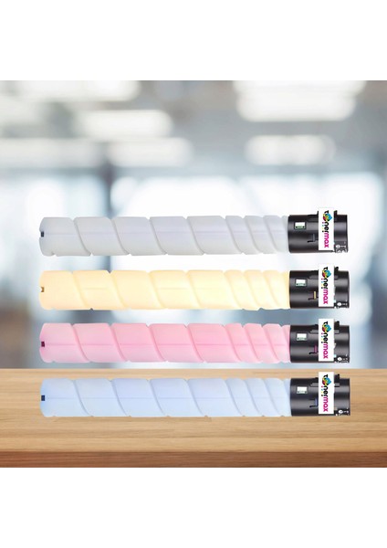 Konica Minolta Bizhub C258 Muadil Toner Seti / TN-324 Siyah - Mavi - Sarı -Kırmızı