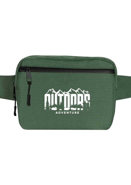 Autdors Adventure Bel Çantası Fermuarlı Yeşil Renk