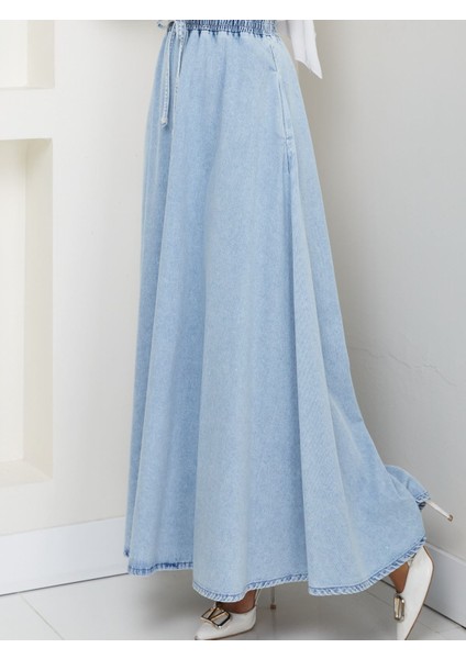 Beli Lastikli Ipli Kot Kloş Etek modelleri