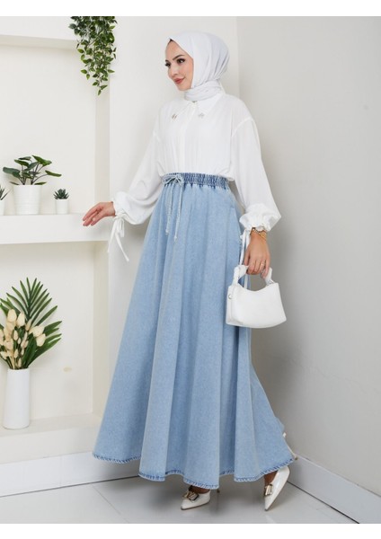 Beli Lastikli Ipli Kot Kloş Etek fırsatları