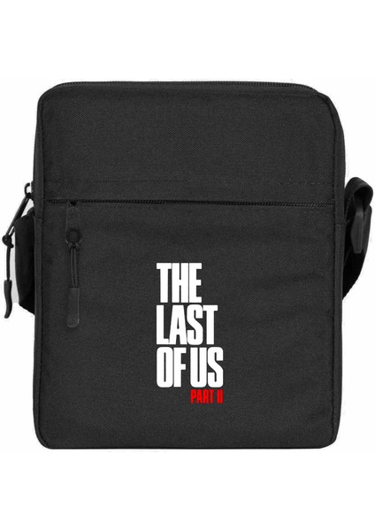 The Last Of Us Part 2 Yazı Omuz Çantası Fermuarlı Siyah Renk