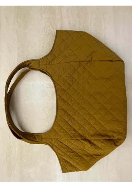 Kapitone Baklava Desenli Kumaş Çanta indirimleri