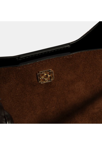 Kadın Kahve Örgü Desenli Omuz Çantası fırsatları