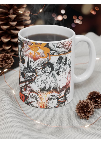 "naruto" Baskılı Porselen Kupa Bardak modelleri