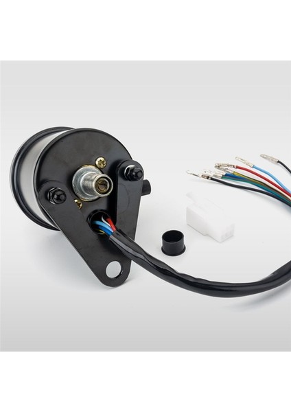 Cafe Racer Retro Modifiye Gösterge LED Göstergesi Mekanik Hız Göstergesi Kilometre Sayacı 220KM/SAAT (Yurt Dışından) fiyatları