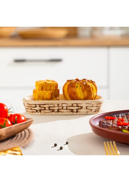 MIO-038-1 Kuru Pasta Motifli 2li Standlı Tuzluk Biberlik Seti fiyatları