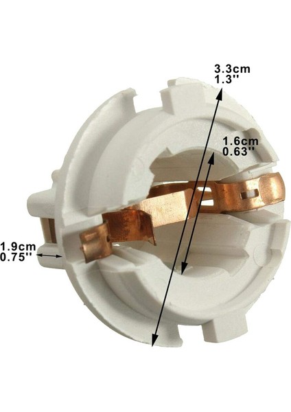 4 Adet Araç Arka Stop Lambası Ampul Soketi Tutucu 63216943036 7 Serisi X3 X5 E53 E38 E65 E70 E83 F25 2000-2016 (Yurt Dışından)