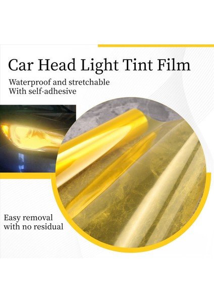 Sarı Araba Arka Sis Farı Far Filmi Kapağı 30X60CM (Yurt Dışından) indirimleri