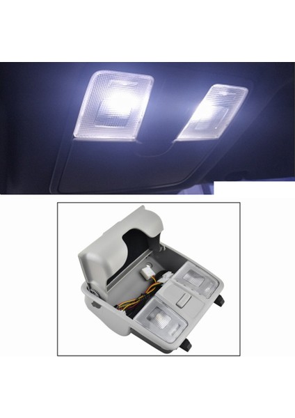 Gt I30 IX25 2012-2016 Için Araç Üstü Aydınlatma Konsolu Okuma Takımı Gözlük Kutusu Harita Tavan Gri (Yurt Dışından) modelleri