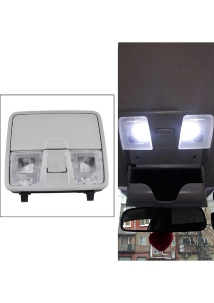 Gt I30 IX25 2012-2016 Için Araç Üstü Aydınlatma Konsolu Okuma Takımı Gözlük Kutusu Harita Tavan Gri (Yurt Dışından) fırsatları