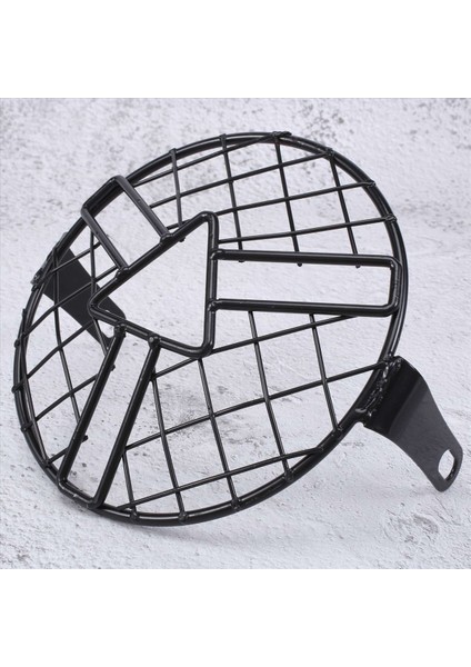 Far Abajur Retro Siyah Kabuk Yuvarlak Izgara (Yurt Dışından)