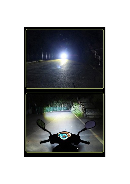 2x H6 BA20D Mini LED Projektör Far Ampulleri Çift Renk Beyaz Sarı Atv Scooter E-Bisiklet Far Lambası (Yurt Dışından) fiyatları
