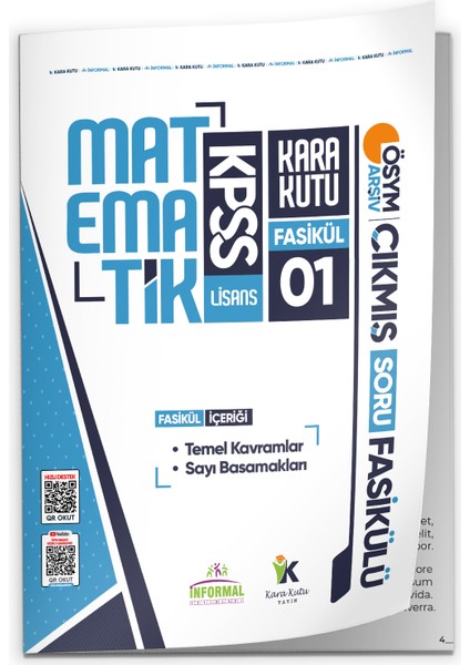 2026 KPSS MATEMATİK Kara Kutu 8li Fasikül SETİ ÖSYM Çıkmış Soru Bankası Çözümlü Modülü PAKET modelleri