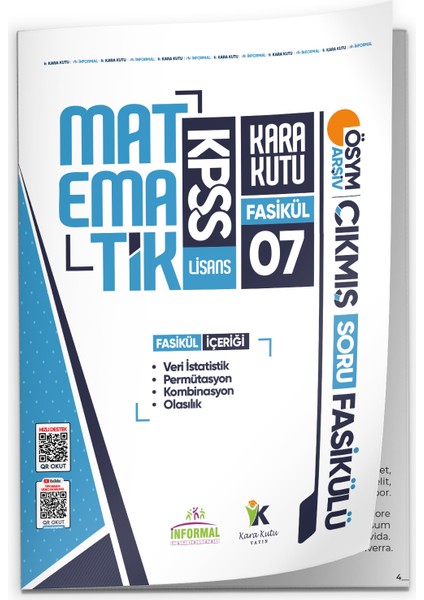 2026 KPSS MATEMATİK Kara Kutu 8li Fasikül SETİ ÖSYM Çıkmış Soru Bankası Çözümlü Modülü PAKET