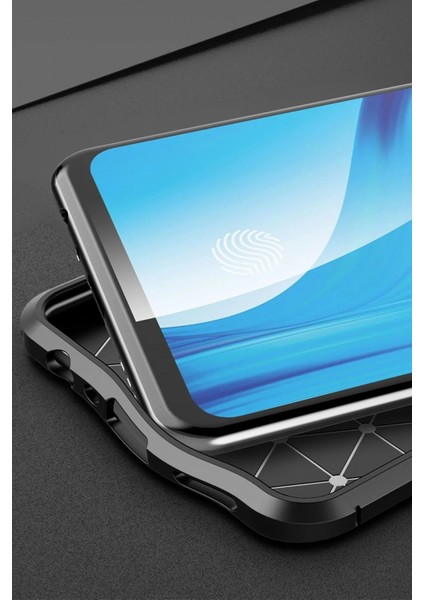 Oppo Reno 4 Lite Kılıf Auto Focus Kapak - Lacivert modelleri