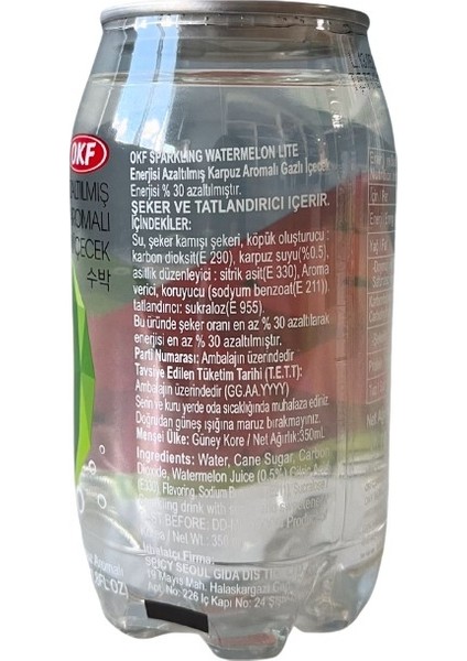 Enerjisi Azaltılmış Karpuz Aromalı Gazlı Içecek 350ML 6'lı Set fiyatları