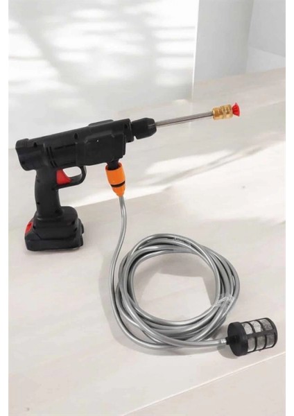 Şarjlı Oto Yıkama Tabancası Su Basınçlı Hazneli Bataryalı indirimleri