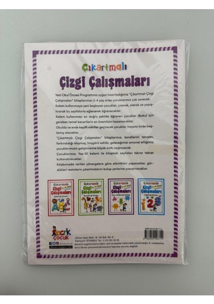 Çizgi Çalışması Aktivite Kitabı Şekiller (Yaz-Sil Kalem Hediyeli) fiyatları
