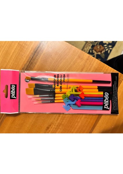 6 Lı Fırca Seti 1 Düzkesit 3/4-12-8--No: 3,5,8 Özel Boya Fırcası indirimleri