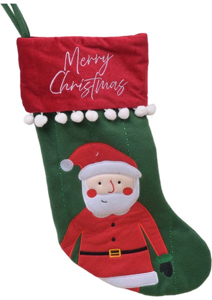 Kararca Home New Year Yılbaşı Santa Hediye Çorabı 16X8,5 cm modelleri